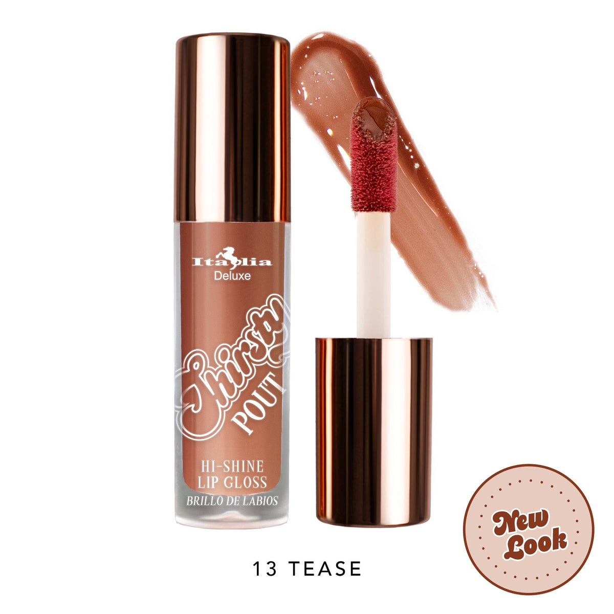 Thirsty Pout Hi-Shine Lip Gloss - Italia Deluxe