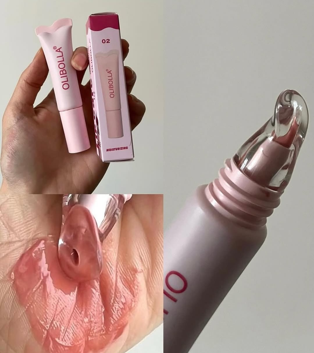 Gloss hidratante Crystal glaze lip olibolla