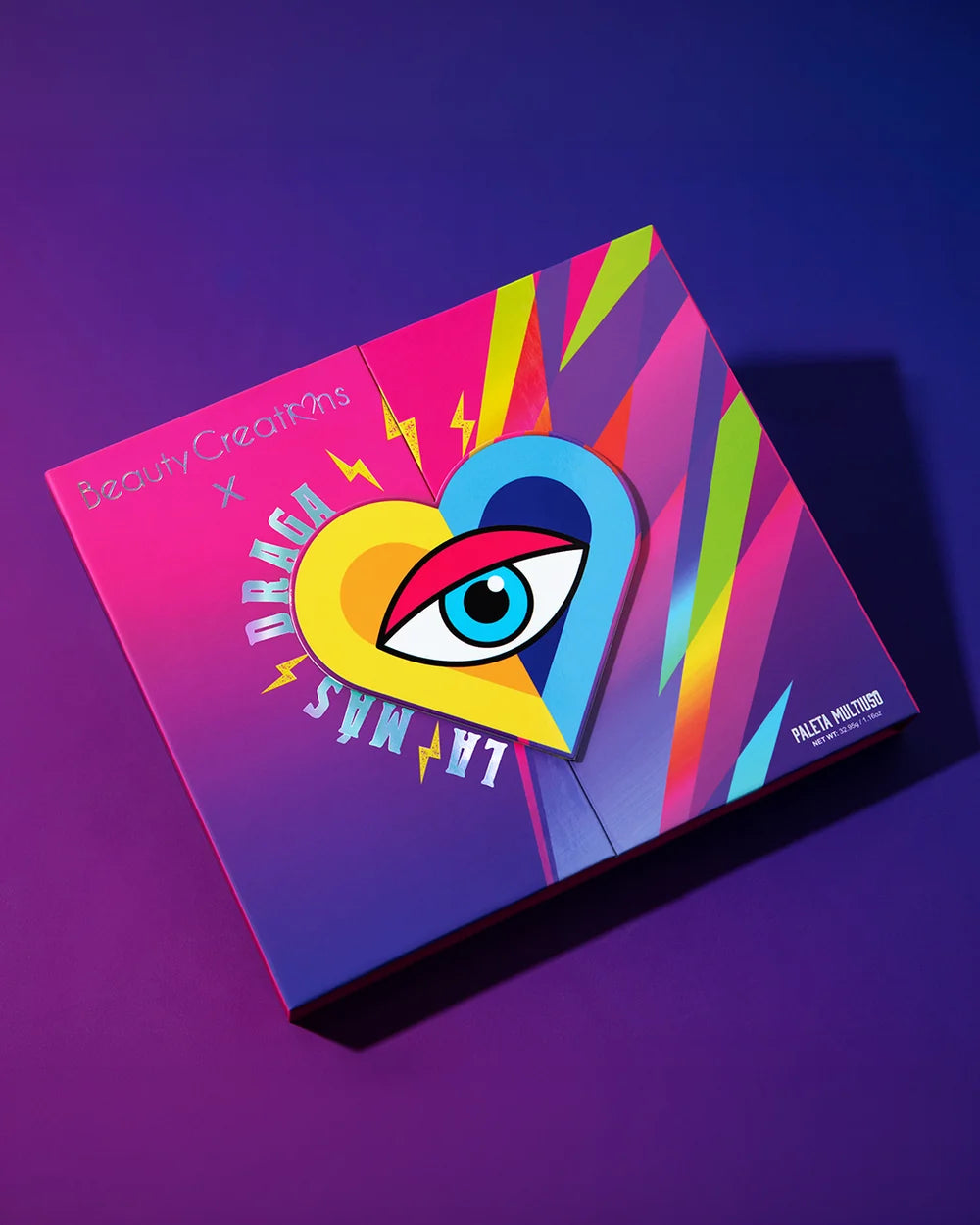 La más Draga X Beauty Creations - Paleta de rostro y sombras