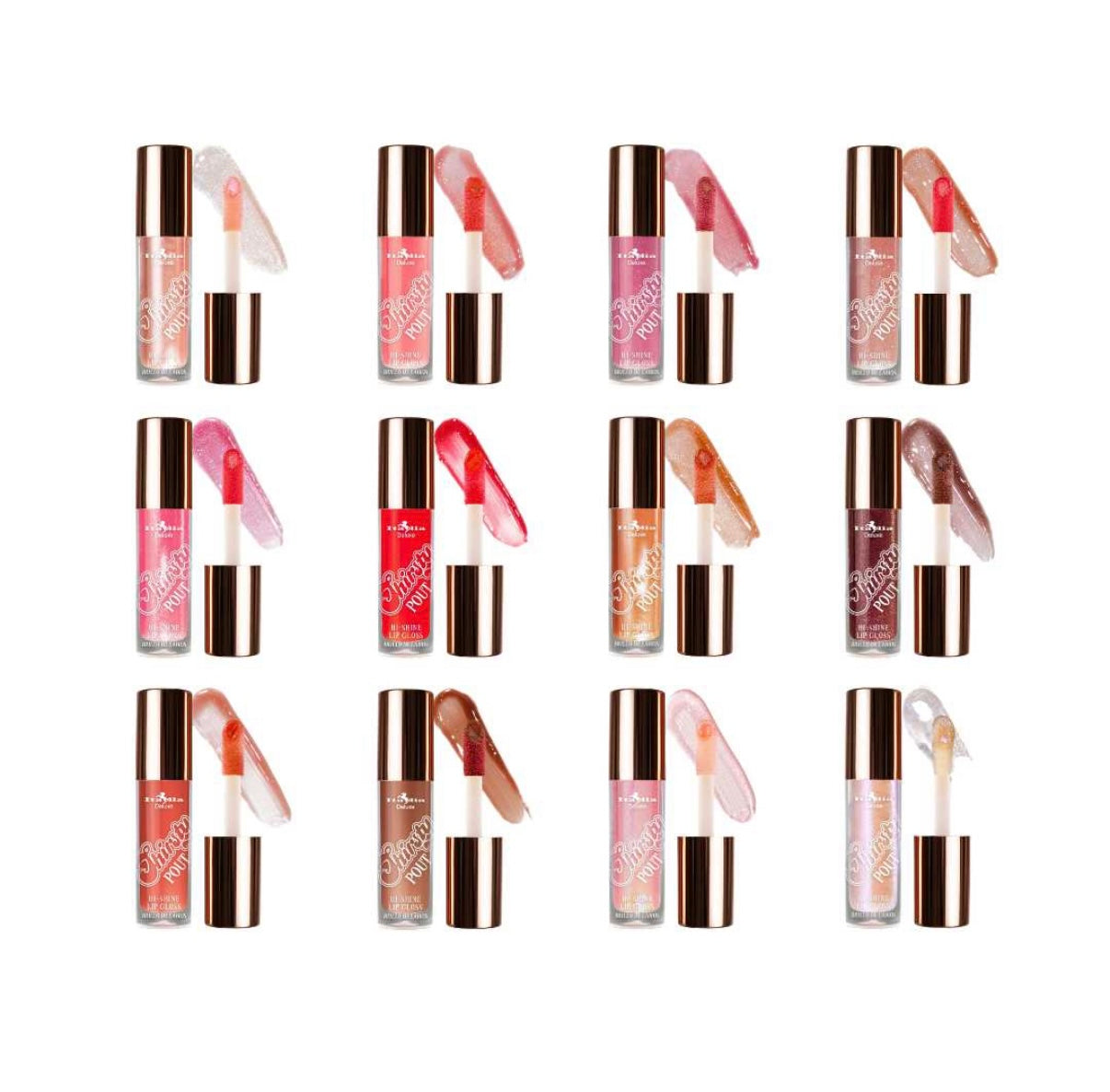 GAMA de 12 tonos Gloss THRISTY POUT Italia Deluxe