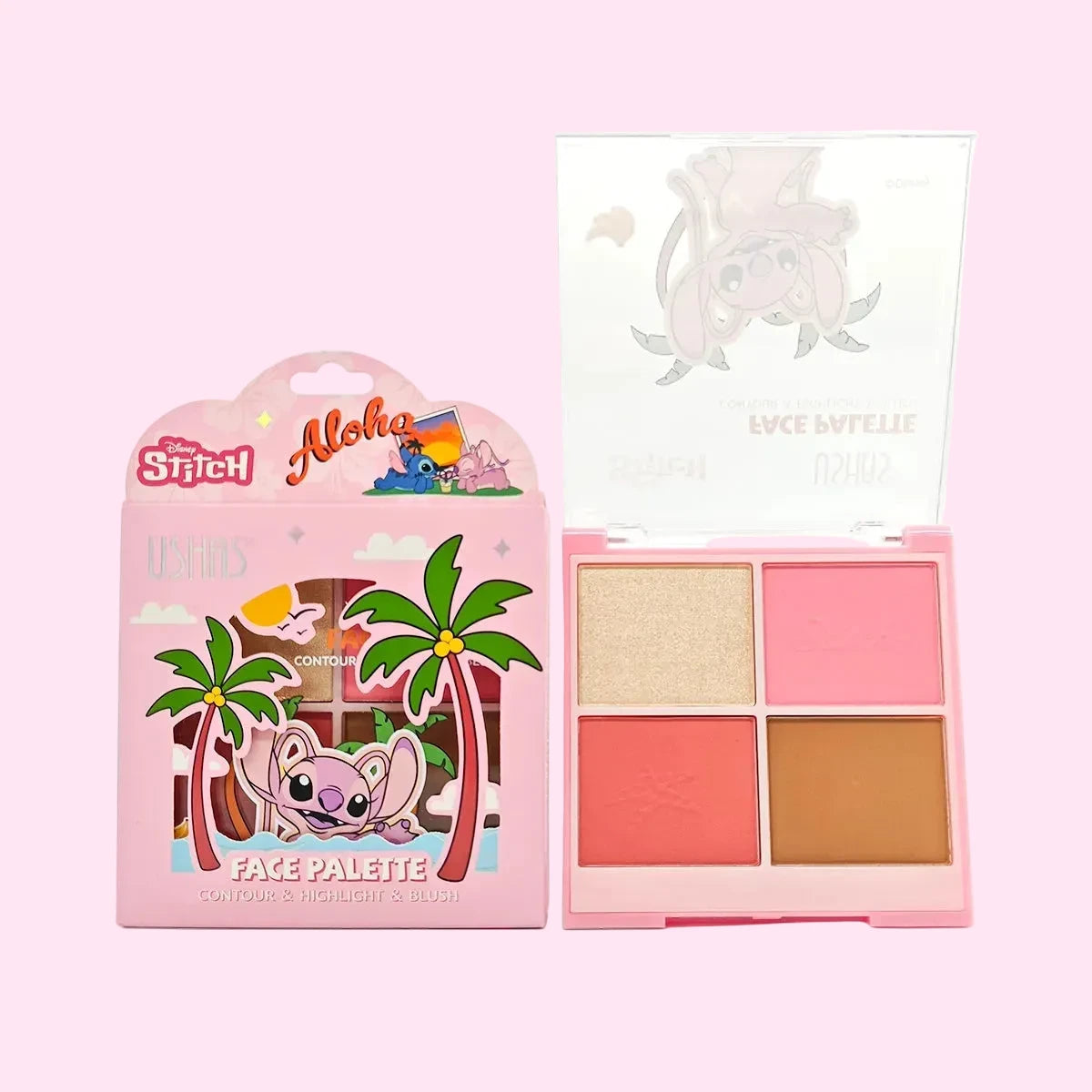USHAS - Face Palette Contour, Highlight & Blush - Stitch