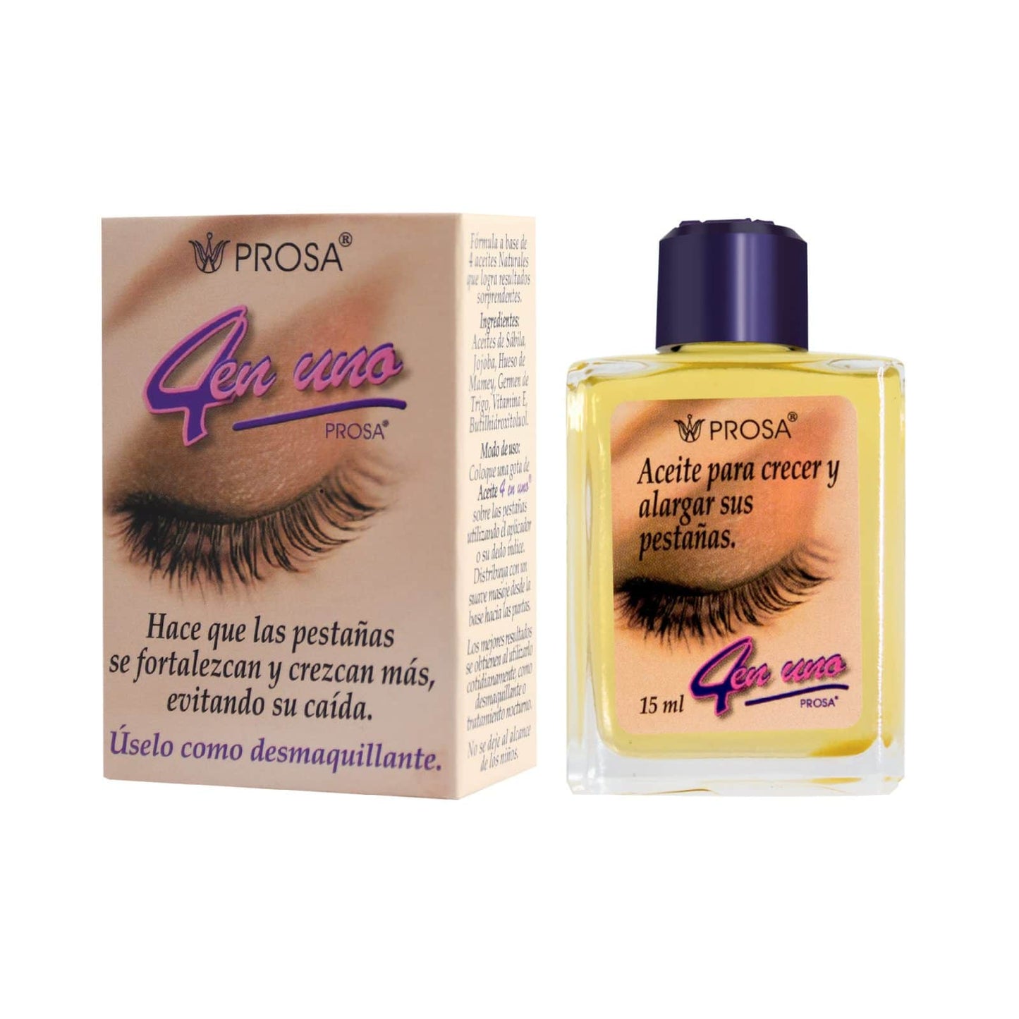 Aceite para crecimiento de pestañas - PROSA