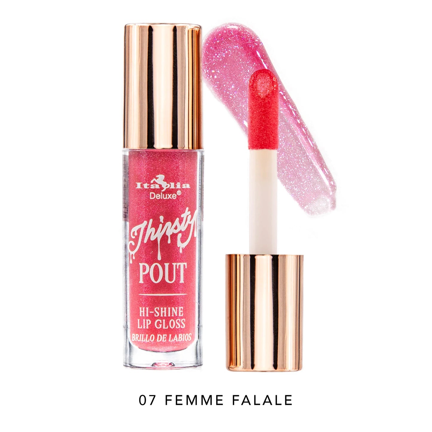 Thirsty Pout Hi-Shine Lip Gloss - Italia Deluxe