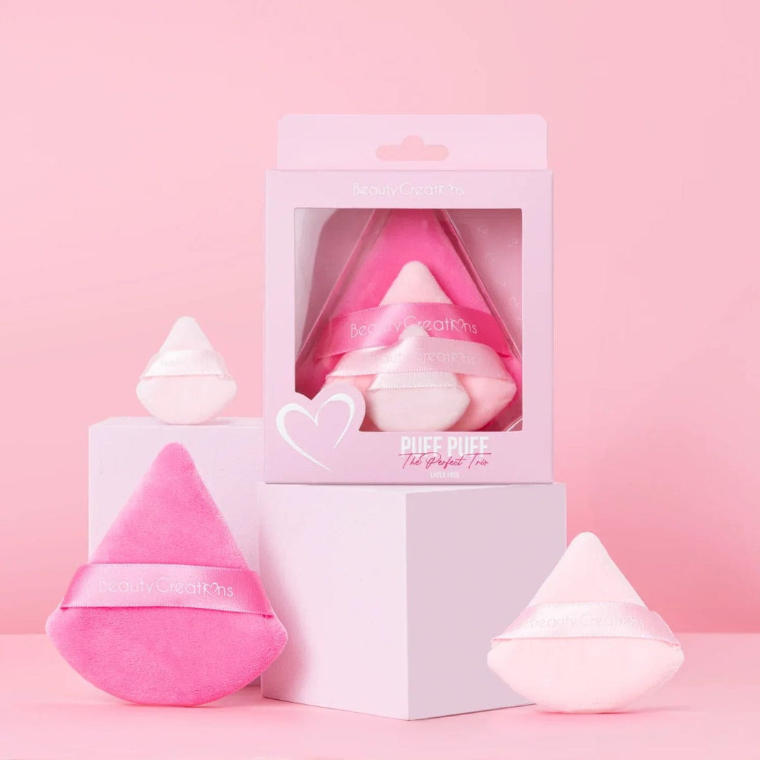 Puff Puff Perfect Trío - Borlas para maquillaje Beauty Creations