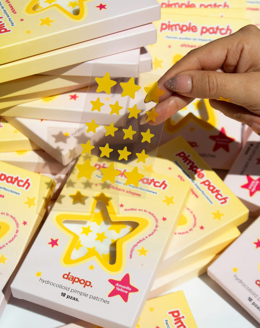 DAPOP - Parches para acné Amarillo - Pimple patch (18 pzas)