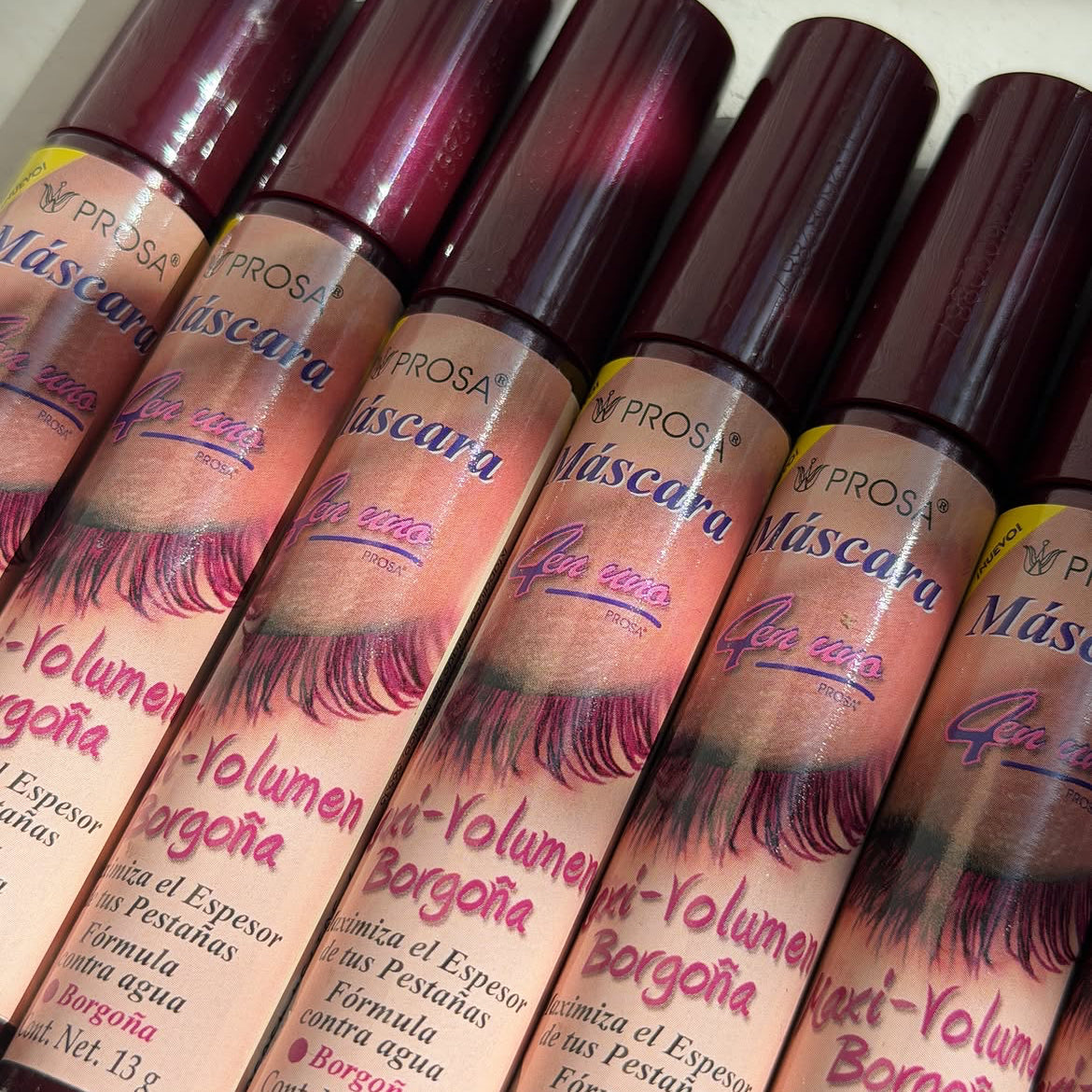 PROSA - Mascara Maxi-Volumen (Borgoña)