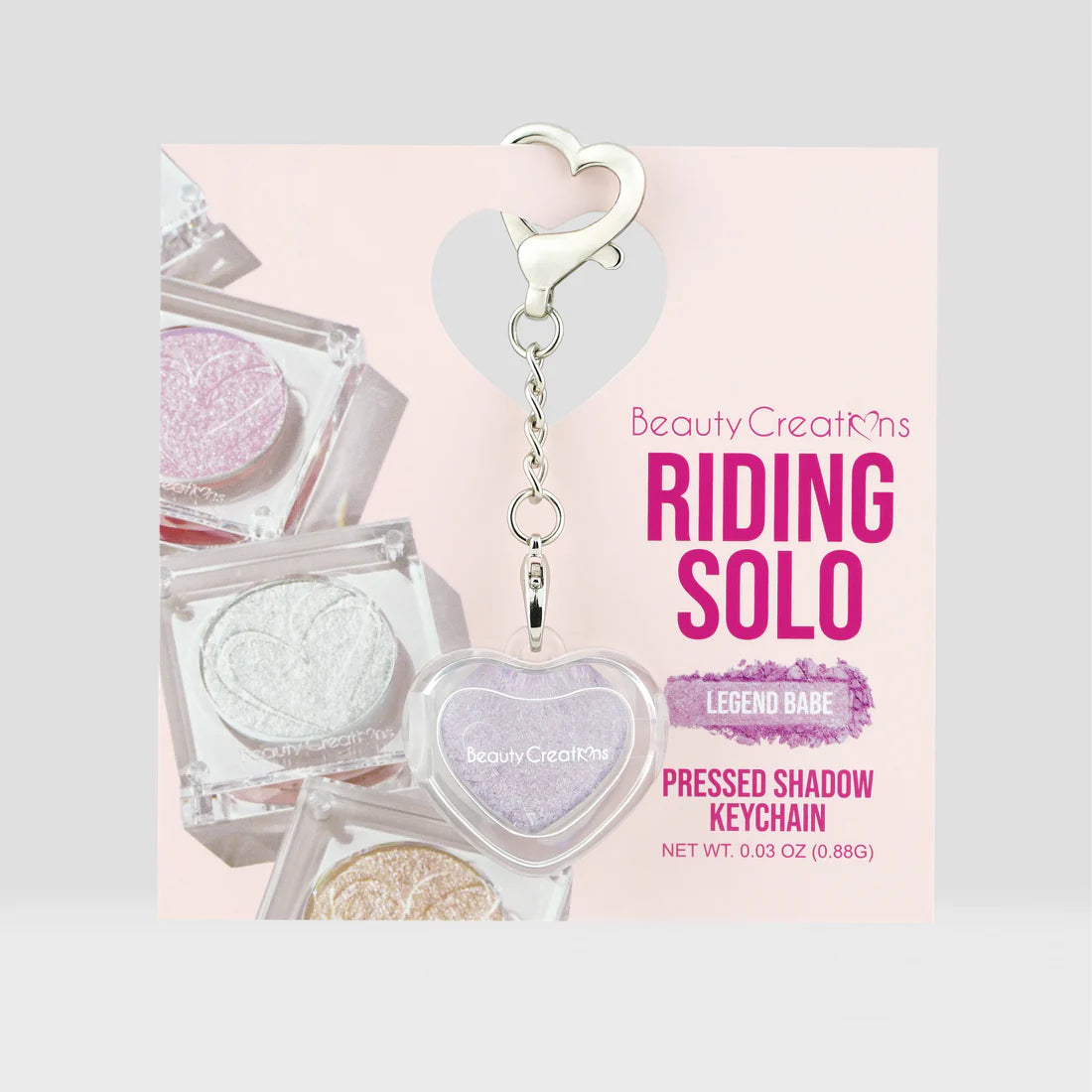 Beauty Creations Riding Solo Pressed Shadow Keychain