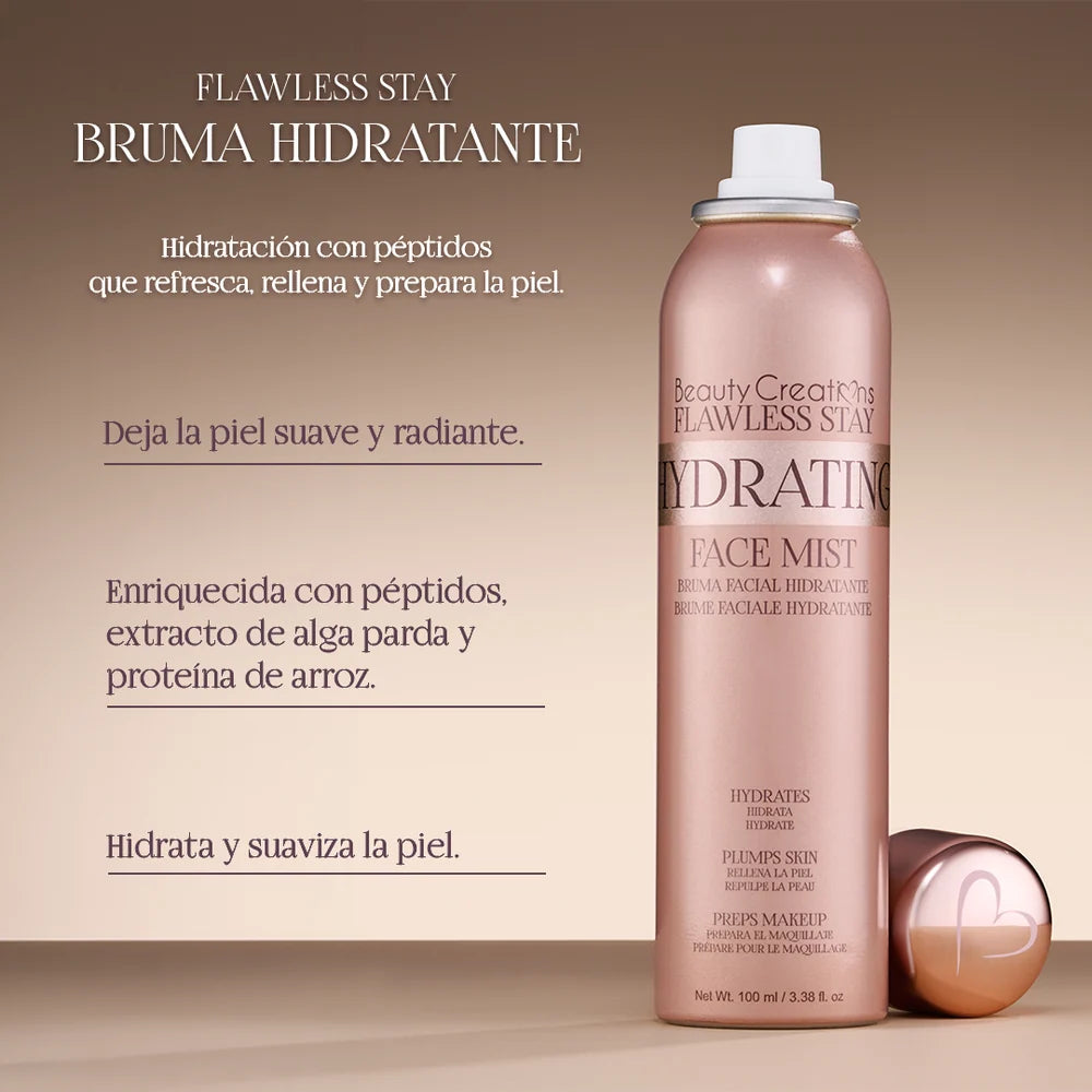 Flawless Stay - Spray Aerosol - Bruma Hidratante- Beauty Creations
