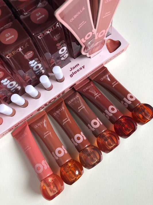Gama de 6 Gloss Chololate Jam Glossy - Olibolla