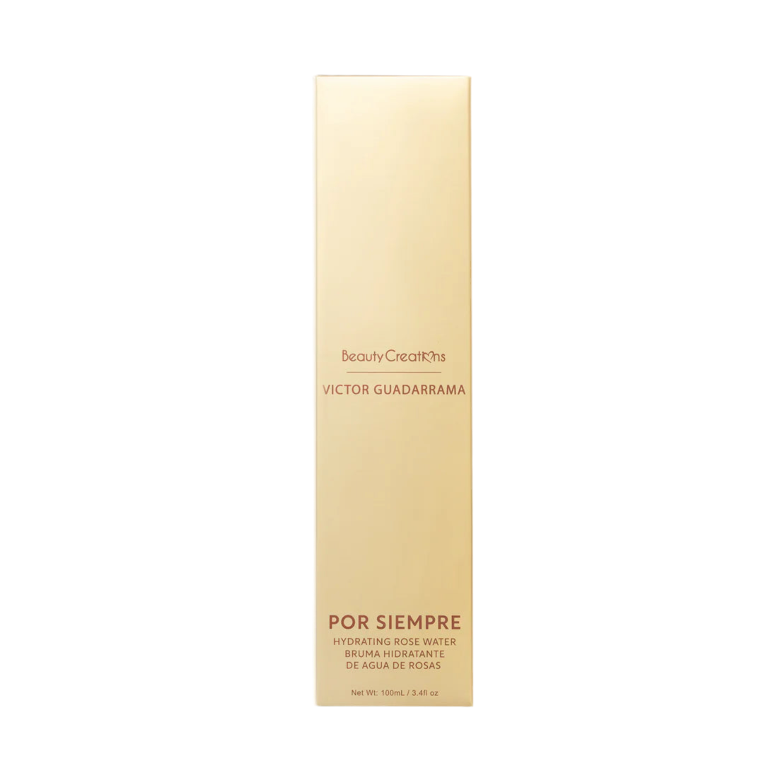 Víctor Guadarrama x Beauty Creations - Agua de Rosa Hidratante POR SIEMPRE