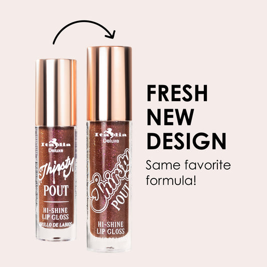 Thirsty Pout Hi-Shine Lip Gloss - Italia Deluxe