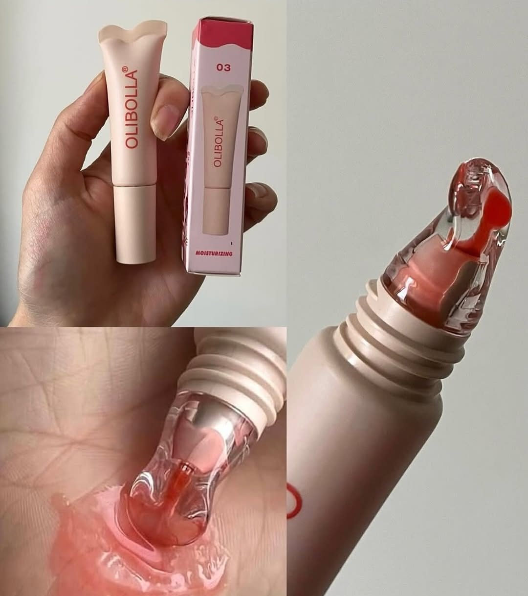 Gloss hidratante Crystal glaze lip olibolla