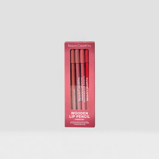 Beauty Creations - Wooden Lip Pencil 6 PC Set