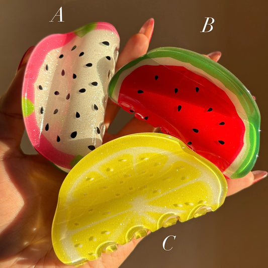 Fruit Hair Clips