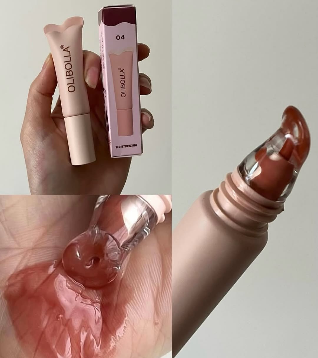 Gloss hidratante Crystal glaze lip olibolla