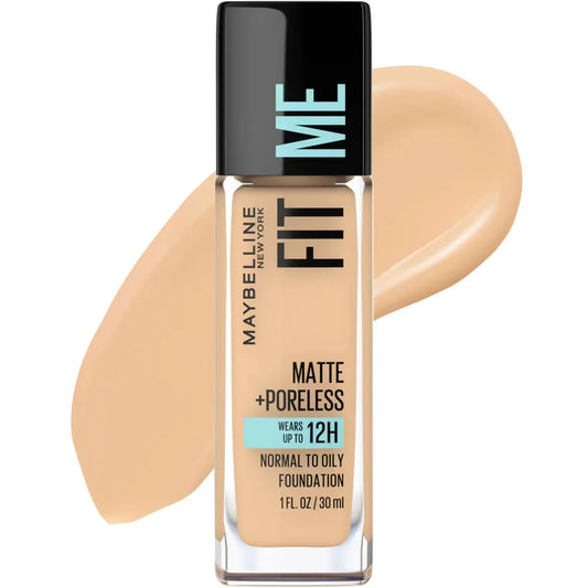 Base Fit Me Matte + Poreless Oil Free Foundation - Maybelline