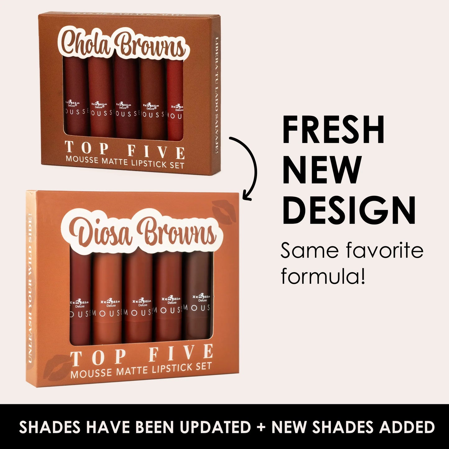 Mousse Matte Lipstick - Top Five Sets Italia Deluxe