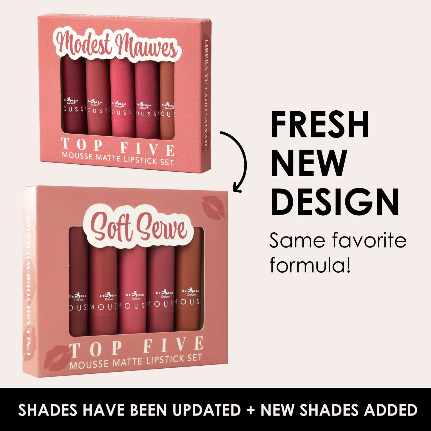 Mousse Matte Lipstick - Top Five Sets Italia Deluxe
