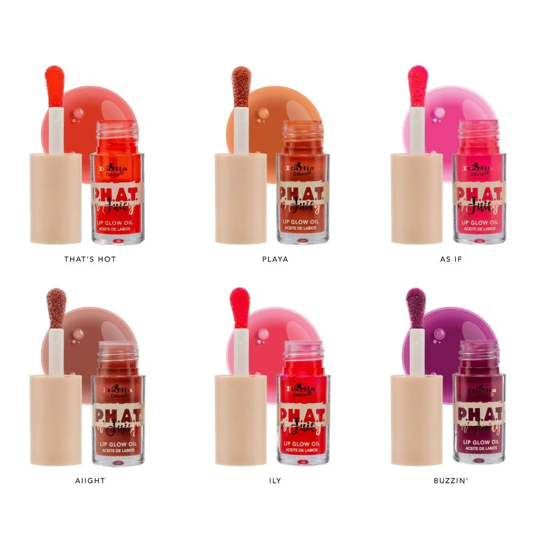GAMA de 6 tonos P.H.A.T’N Juicy Lip Glow