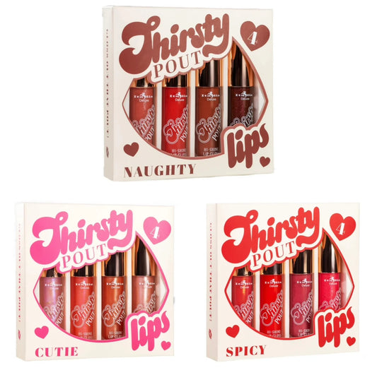 Set de 4 gloss Thristy Pout - Italia Deluxe