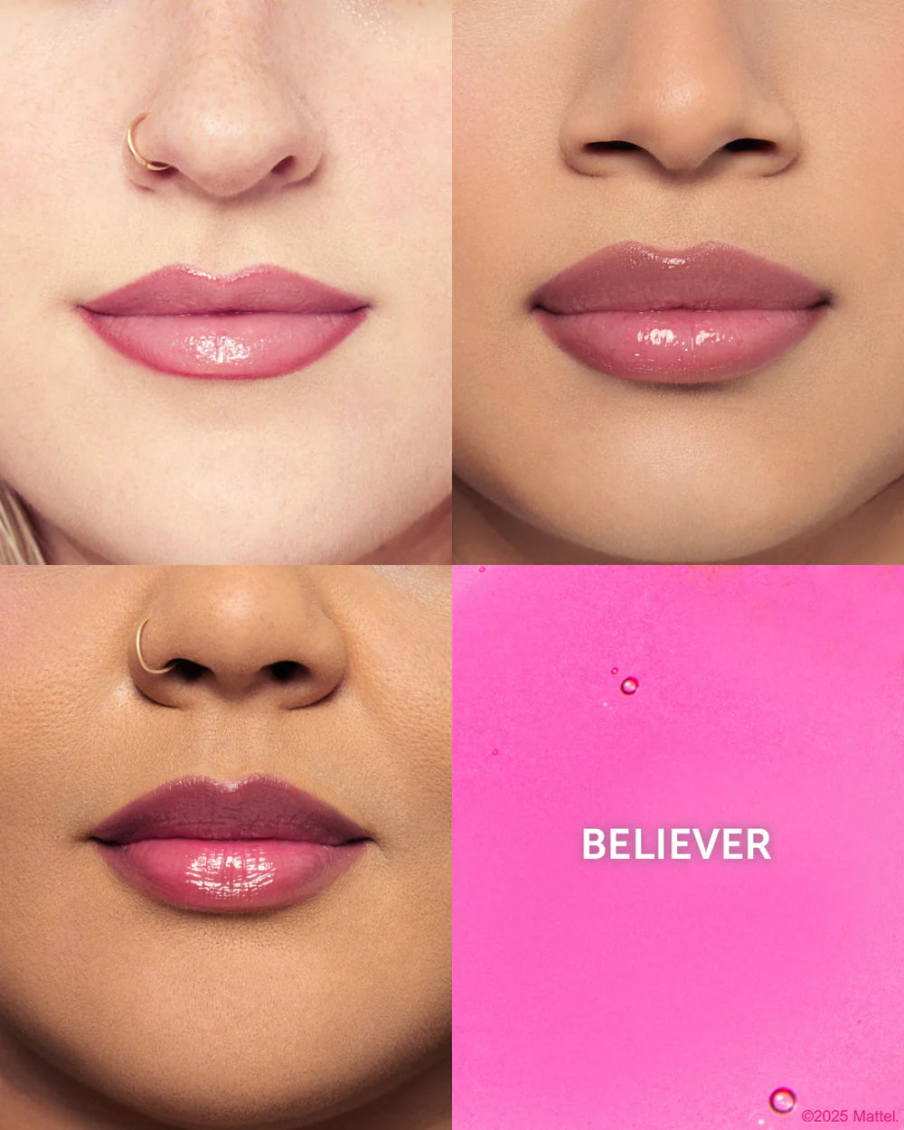 Believer Lip Oils - Aceite Labial Barbie x Beauty Creations