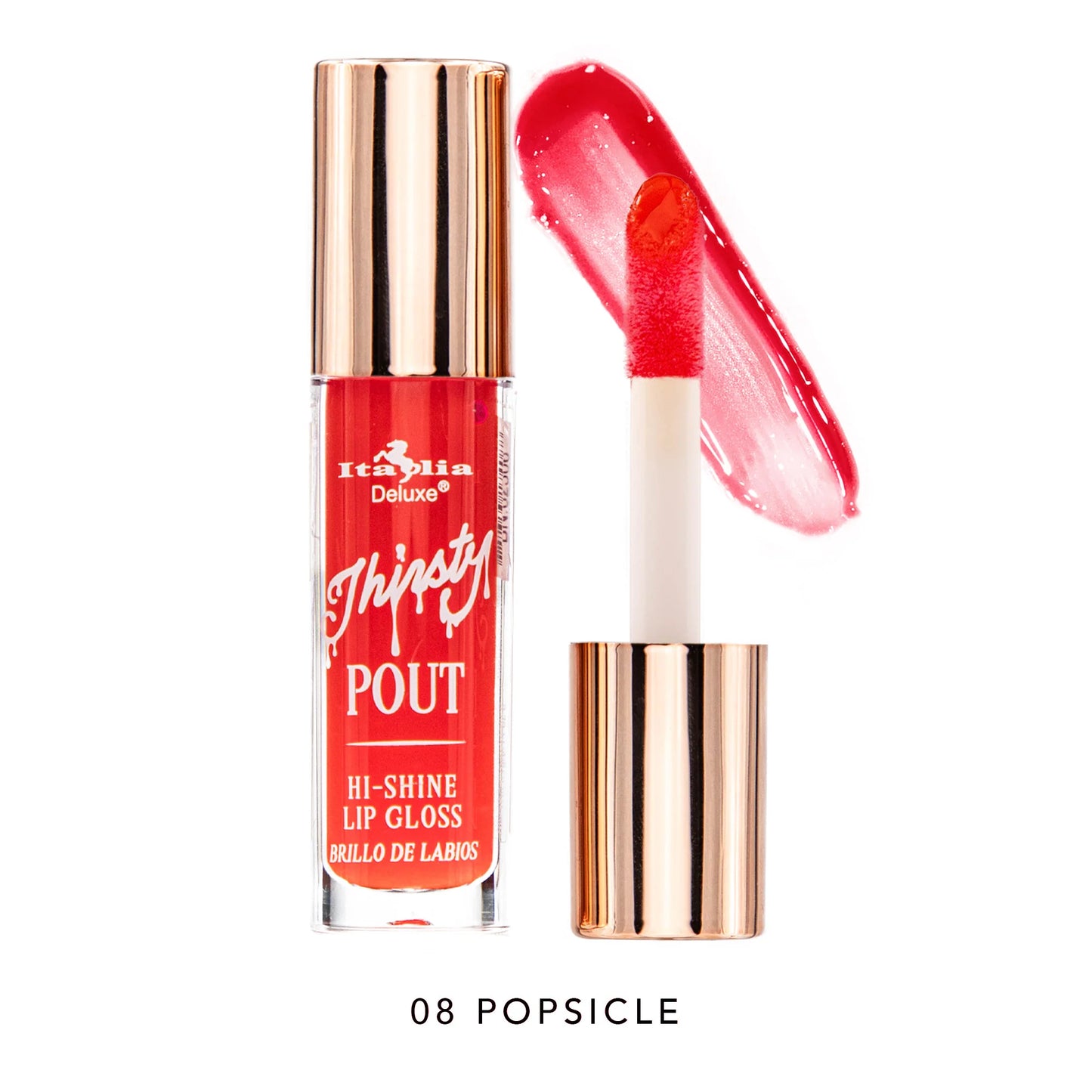 Thirsty Pout Hi-Shine Lip Gloss - Italia Deluxe