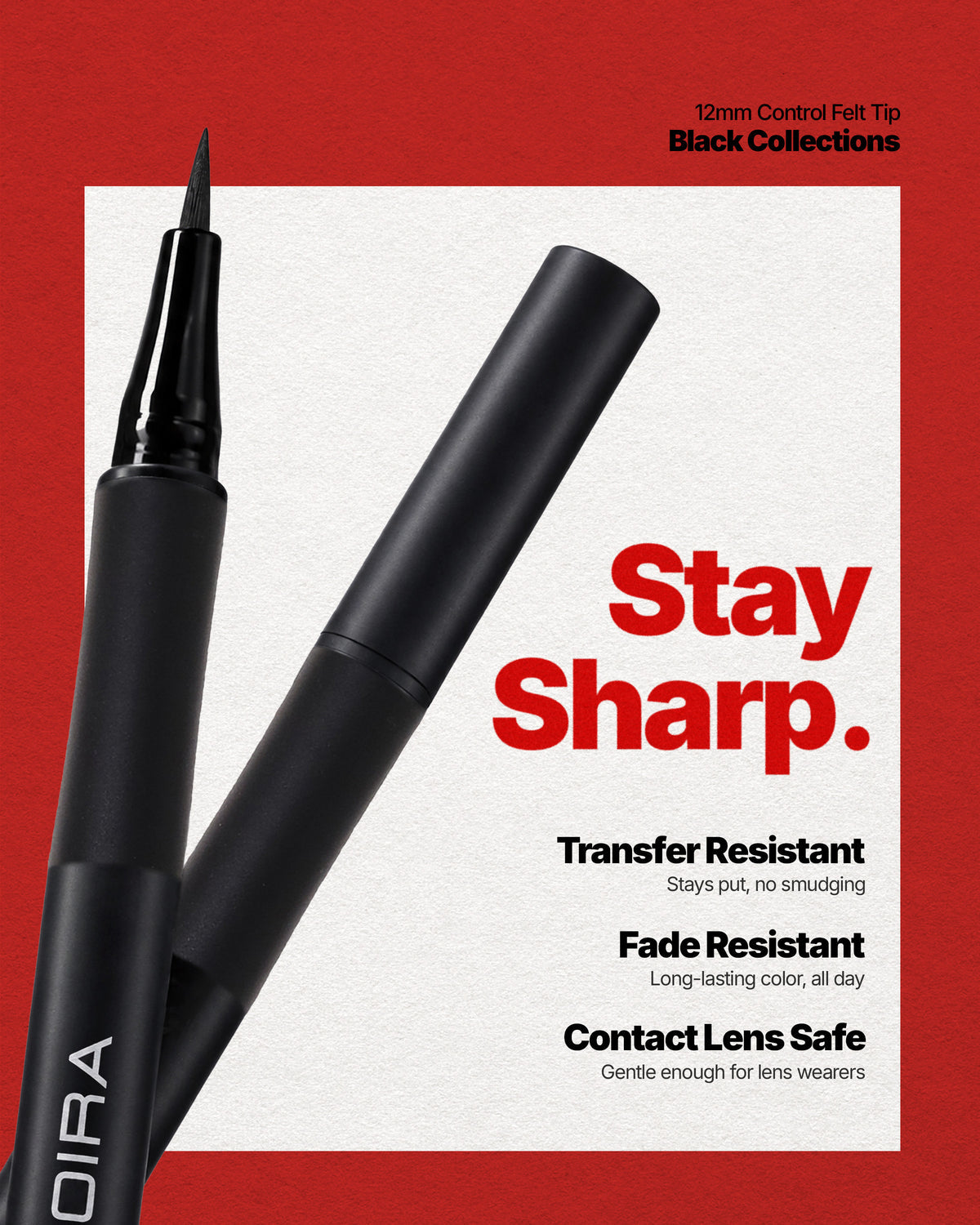 Moira - Delineador 24H PRO TIP INK LINER