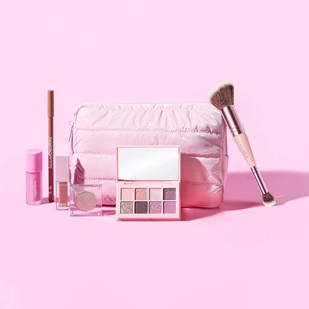 Cosmetiquera - Bundle Puff Bag Rosa - Beauty Creations