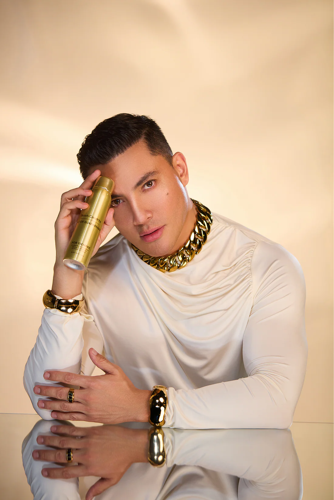 Víctor Guadarrama x Beauty Creations - Agua de Rosa Hidratante POR SIEMPRE