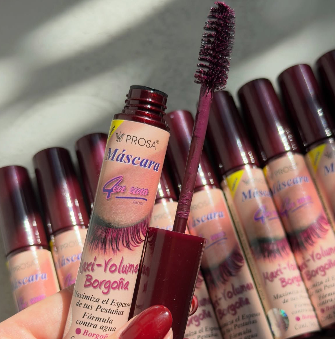 PROSA - Mascara Maxi-Volumen (Borgoña)